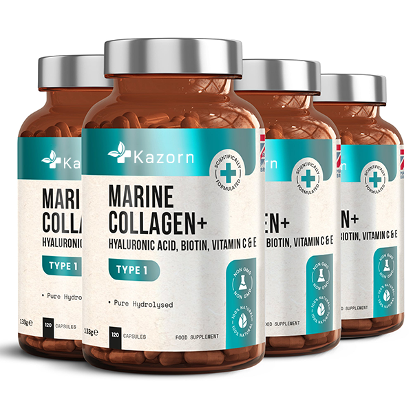 KAZORN® Marine Collagen Complex | 1165mg | 9 Powerful Nutrients | Advanced Formula