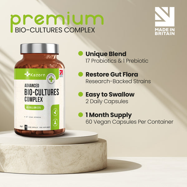 KAZORN® Bio Cultures Complex Advanced Multi Strain Probiotic